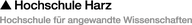 Hochschule Harz, Hochschule für angewandte Wissenschaften (FH) Logo