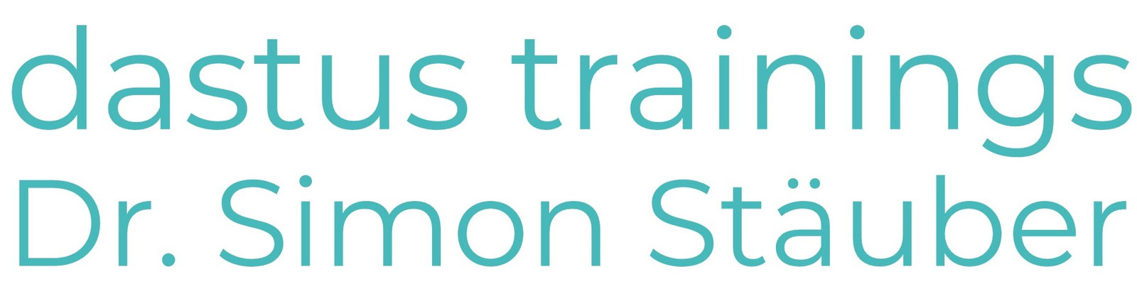 dastus trainings Dr. Simon Stäuber